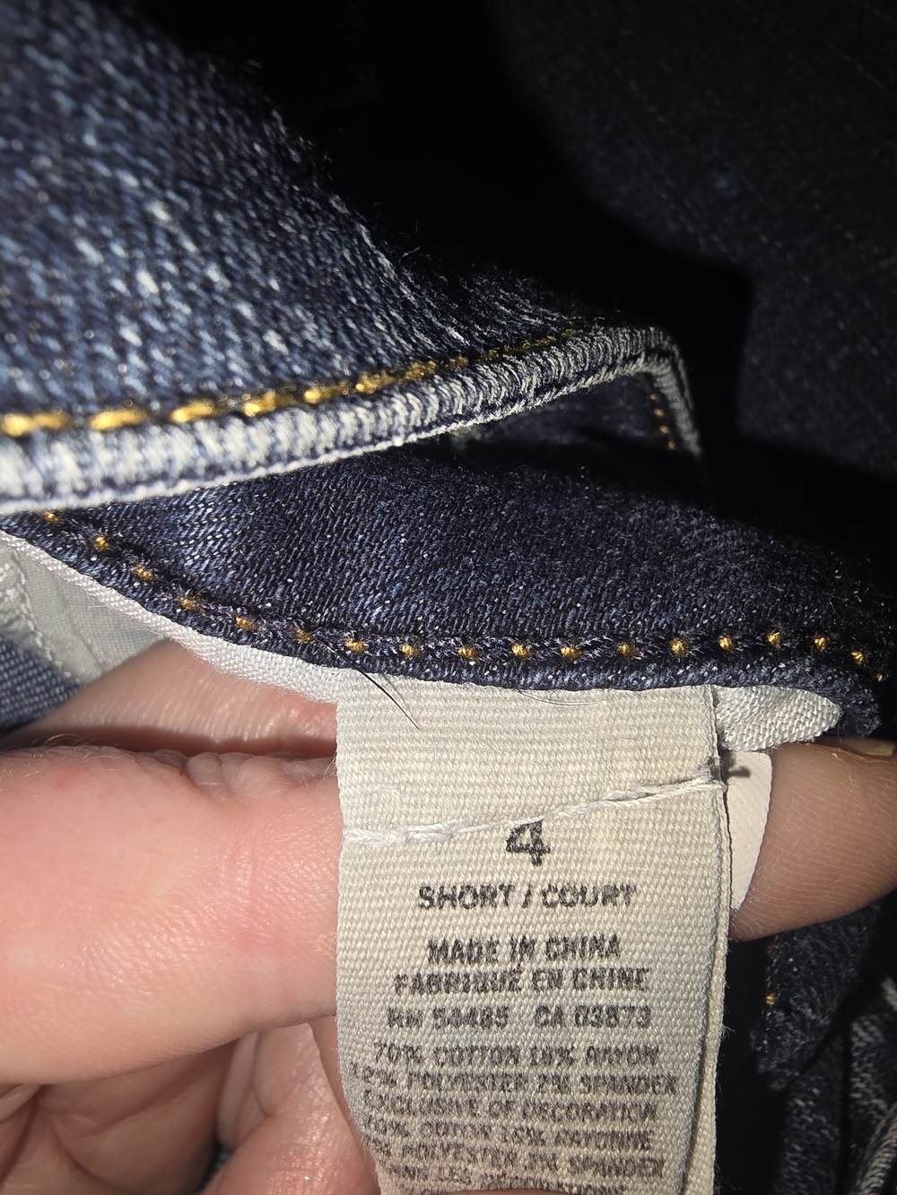 American Eagle Outfitters Dark Blue Denim Ankle Jeans